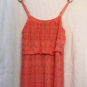 Crochet lace Maxi dress